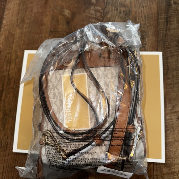 Micheal Kors Rhea Mini Logo Backpack/Bag - Picture 7 of 7